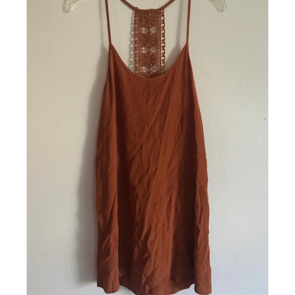 NWT Rust Orange Rayon Dress